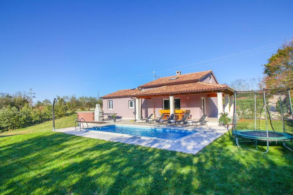 Modern House With Private Pool Villa Zminj Exterior photo