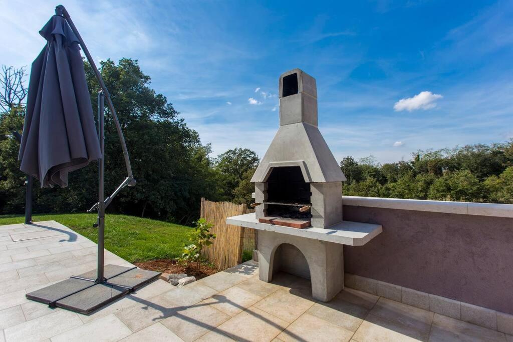 Modern House With Private Pool Villa Zminj Exterior photo
